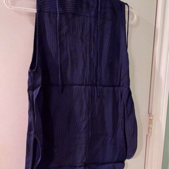 Proenza Schouler Printed Georgette Tie Front Top size 6 - Picture 9 of 11